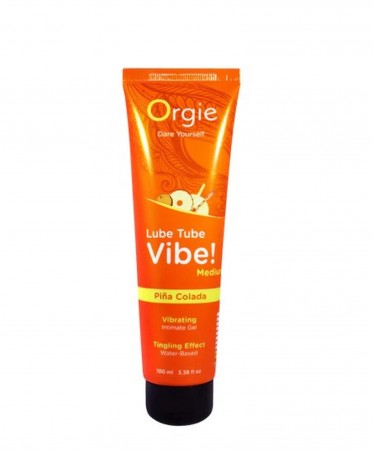Lube Tube Vibe! - Medium - Pina Colada - 100ml | 3.38 fl oz. - Lubrykant Wodny