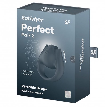 Satisfyer Perfect Pair 2 - Wibrujący Pierścień na Penisa / Palec