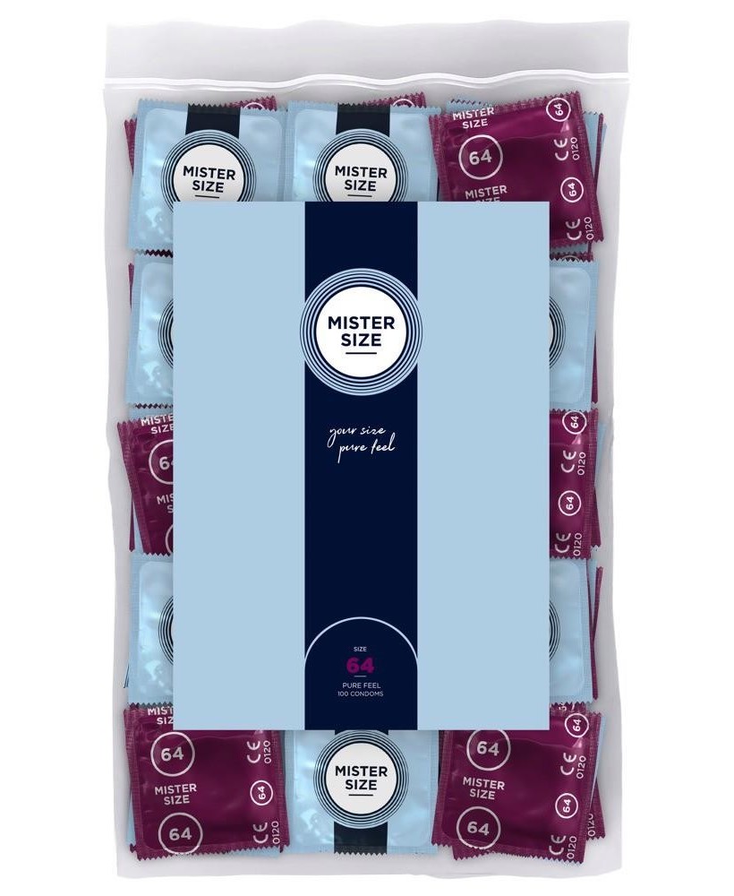 Mister Size 64mm pack of 100