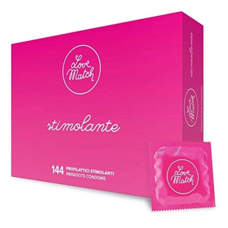 Prezerwatywy-Love Match Stimolante - 144 pack