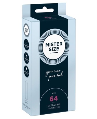 Mister Size 64mm pack of 10