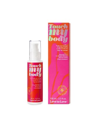 TOUCH MY BODY - MASSAGE & LUBRICANT -CHERRY BLOSSOM 100ML / 3.3FL.OZ.
