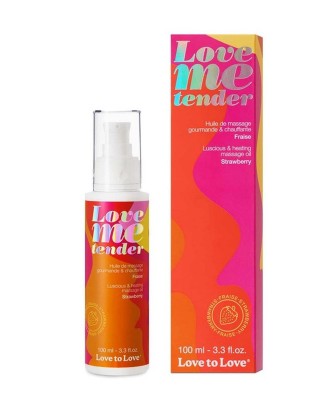 LOVE ME TENDER - MASSAGE OIL - STRAWBERRY 100ML / 3.3FL.OZ.
