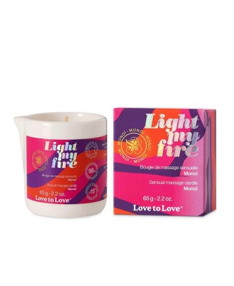 LIGHT MY FIRE - MASSAGE CANDLE - MONOI 65G / 2.2OZ.