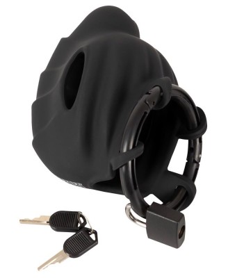 Black velvets Cock & Ball cage