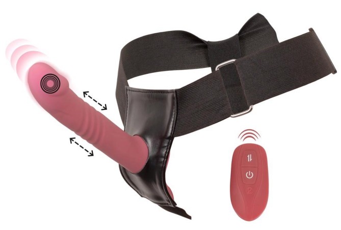 Your Strap-On Vibrator Pink