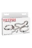FETISH FANTASY SERIES METAL LEG CUFFS SILVER