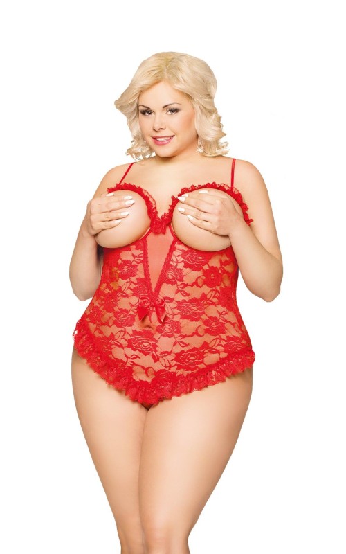 Bona - Plus Size - red 2XL
