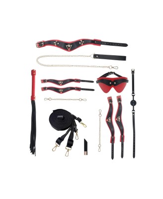 Milan Collection - Kit with Bag - Black/Red