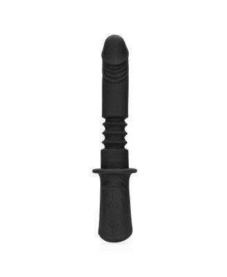 Hand Held Vibrating and Thrusting Sex Machine - Black