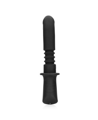 Hand Held Vibrating and Thrusting Sex Machine - Black