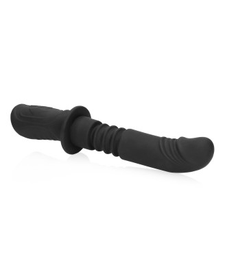 Hand Held Vibrating and Thrusting Sex Machine - Black