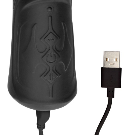 Hand Held Vibrating and Thrusting Sex Machine - Black