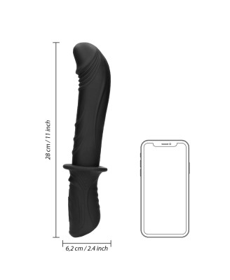 Hand Held Vibrating Sex Machine - Black