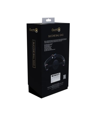 Venice Collection - Silicone Ball Gag - Black