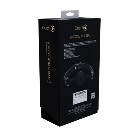 Venice Collection - Silicone Ball Gag - Black