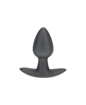 Smooth Silicone Anal Plug - Small - 2.6 / 6,5 cm - Gunmetal