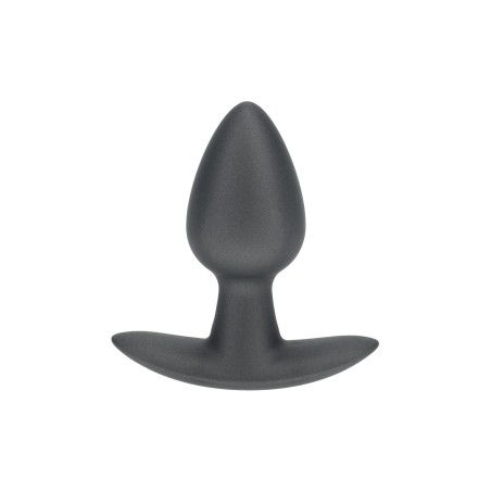 Smooth Silicone Anal Plug - Small - 2.6 / 6,5 cm - Gunmetal