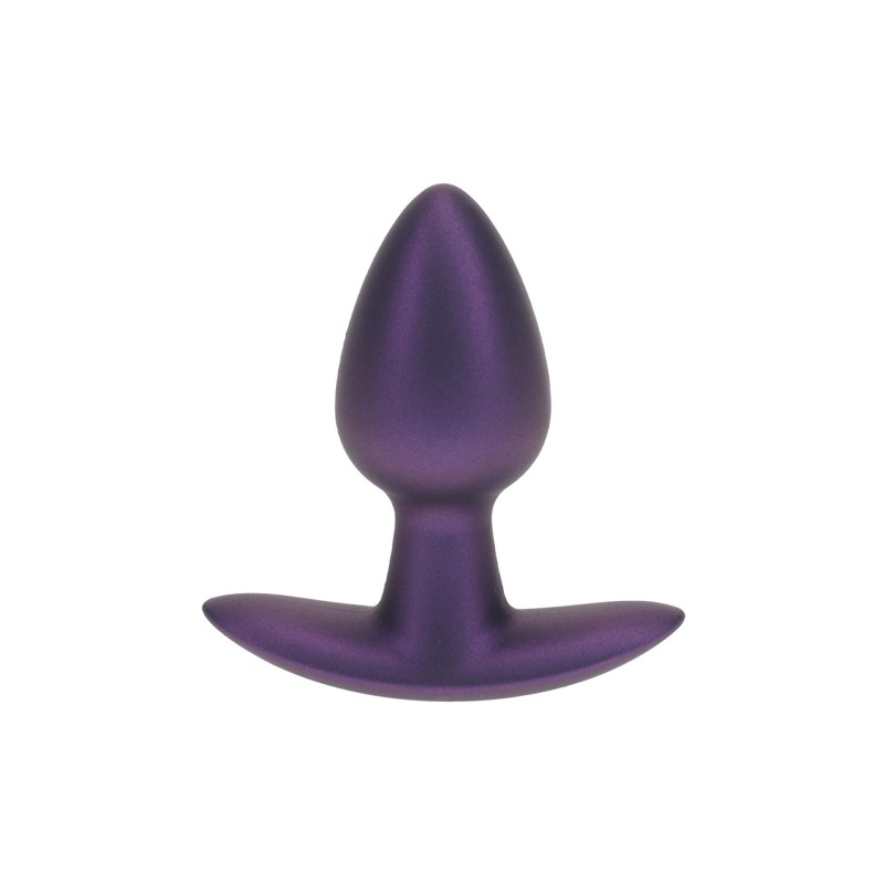 Smooth Silicone Anal Plug - Small - 2.6 / 6,5 cm - Metallic Purple