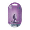 Smooth Silicone Anal Plug - Small - 2.6 / 6,5 cm - Metallic Purple