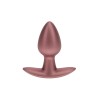 Smooth Silicone Anal Plug - Small - 2.6 / 6,5 cm - Rose Gold