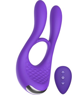 Joy Ride To Paradise Purple - Fioletowy Pierścień Erekcyjny ze Stymulatorem