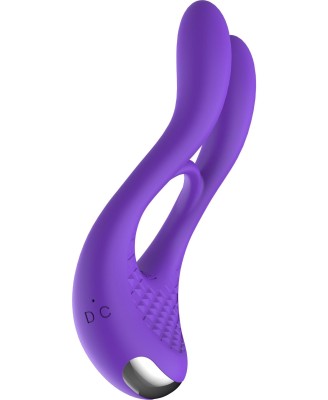 Joy Ride To Paradise Purple - Fioletowy Pierścień Erekcyjny ze Stymulatorem