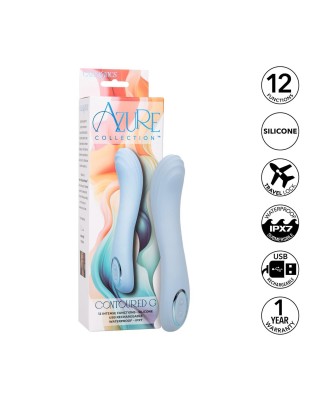 Azure Collection Contoured G - Niebieski Wibrator Punktu G