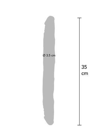 Double Dong 14 inch - Realistyczne Cieliste Podwójne Dildo 