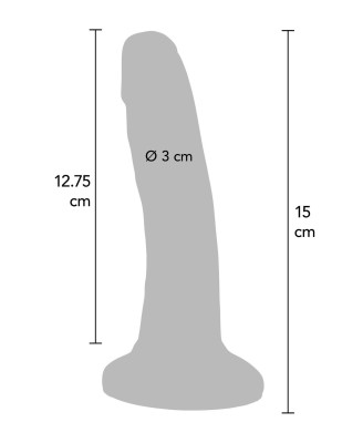 Happy Dicks Dong 6 inch Blue - Niebieskie Dildo
