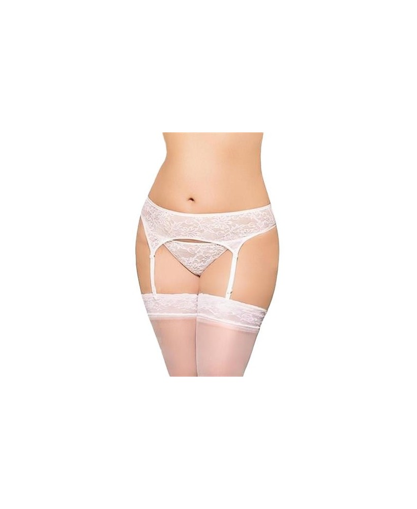 Garterbelt 3316 - Plus Size - white 3XL