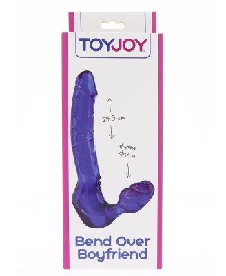 Bend Over Boyfriend Fioletowy - Bezpasowy Strapon