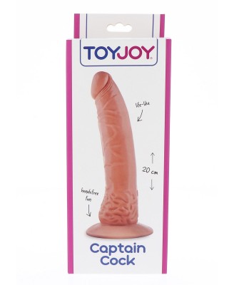 Captain Cock 20 cm - Cieliste Realistyczne Dildo