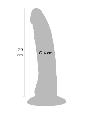 Captain Cock 20 cm - Cieliste Realistyczne Dildo