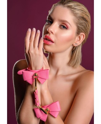 Wrist Cuffs Set Pink - Kajdanki