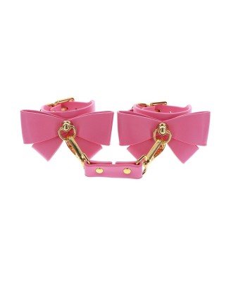 Wrist Cuffs Set Pink - Kajdanki