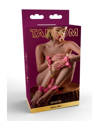 TABOOM Hogtie Pink - Różowy Łącznik do Kajdanek BDSM