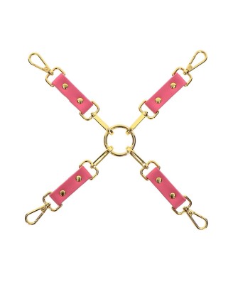 TABOOM Hogtie Pink - Różowy Łącznik do Kajdanek BDSM
