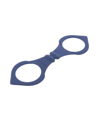 TABOOM - Silicone Wrist Cuffs - Silikonowe Kajdanki - Niebieskie