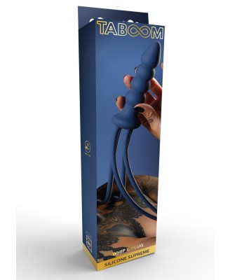 Taboom - Silicone Whip Blue - Pejcz i Korek Analny