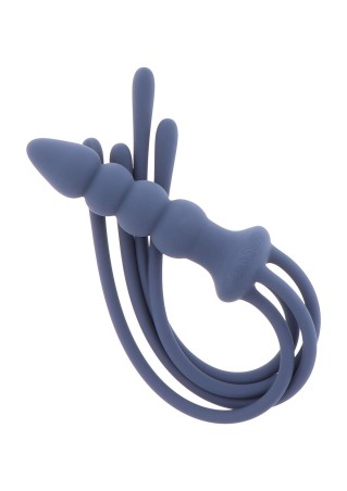 Taboom - Silicone Whip Blue - Pejcz i Korek Analny