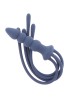 Taboom - Silicone Whip Blue - Pejcz i Korek Analny