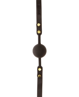 TABOOM Studded Mouth Gag - Czarny Knebel Kulka