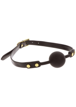 TABOOM Studded Mouth Gag - Czarny Knebel Kulka