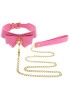 Taboom - Collar and Leash Pink - Różowa Obroża ze Smyczą