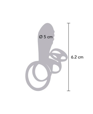 Halo Halo C-Ring Sleeve Purple - Wibrujący Pierścień Erekcyjny