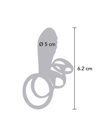 Halo Halo C-Ring Sleeve Purple - Wibrujący Pierścień Erekcyjny