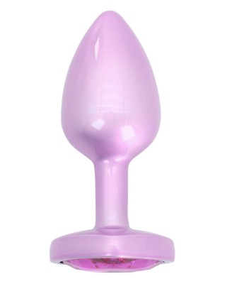 Toyjoy Happiness Time To Shine - Korek Analny z Różowym Kryształem Serce