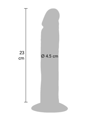 Captain Cock 23 cm Dong - Realistyczne Cieliste Dildo