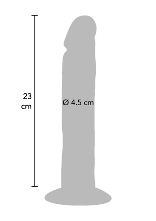 Captain Cock 23 cm Dong - Realistyczne Cieliste Dildo